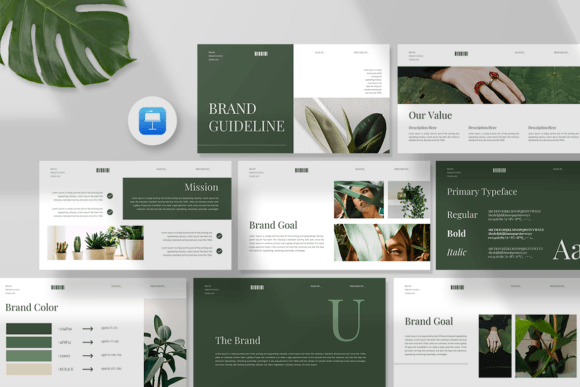 Download Brand Guideline - Keynote Template - Brand Collection