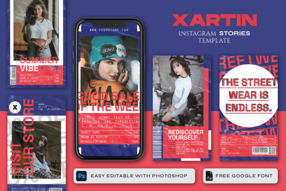 Download XARTIN - Instagram Story Template - Instagram story template Collection