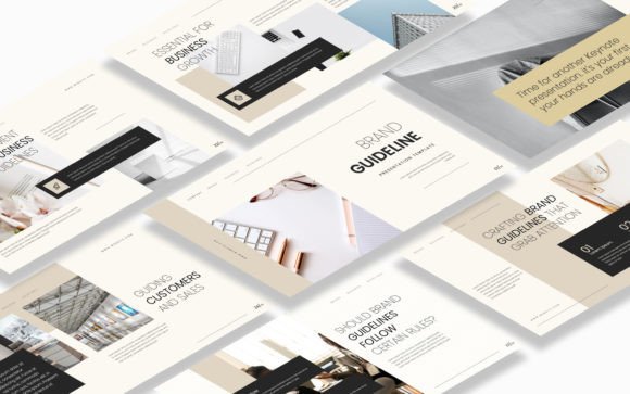 Download Brand Guideline Keynote Template - Premium Resources