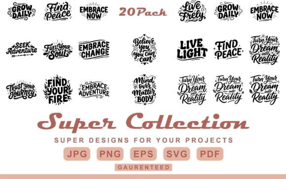 Download Logo Bundle SVG Branding Design Pack - Brand Collection