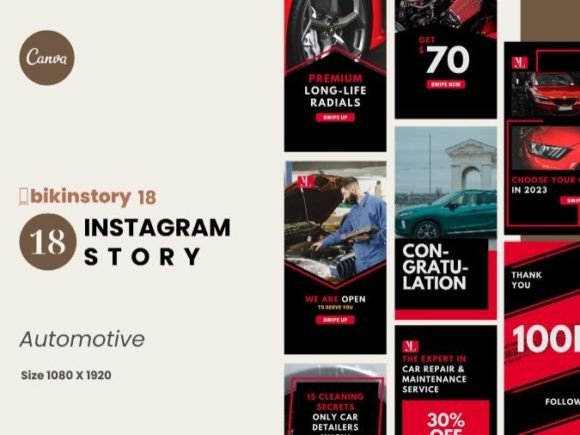 Download Automotive Instagram Story Template - Instagram story template Collection
