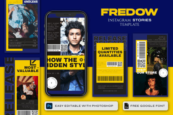Download FREDOW - Instagram Story Template - Instagram story template Collection
