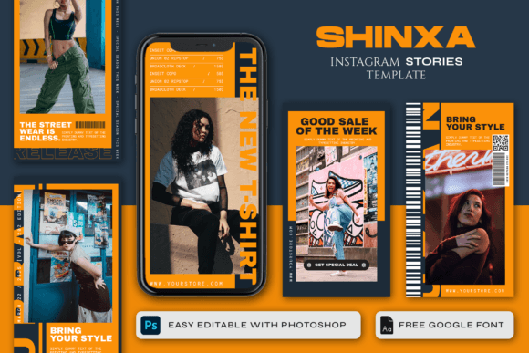 Download SHINXA - Instagram Story Template - Instagram story template Collection