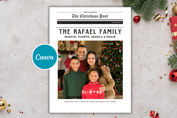 Download Christmas Mockup Newspaper Templates - Premium Resources